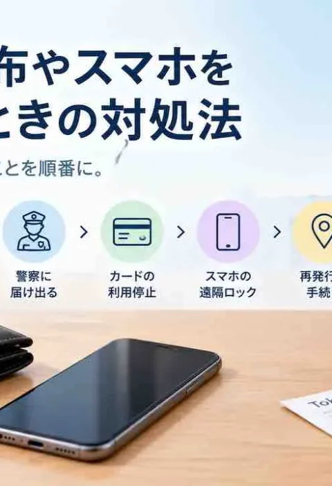 日本で財布やスマホをなくしたときの対処法