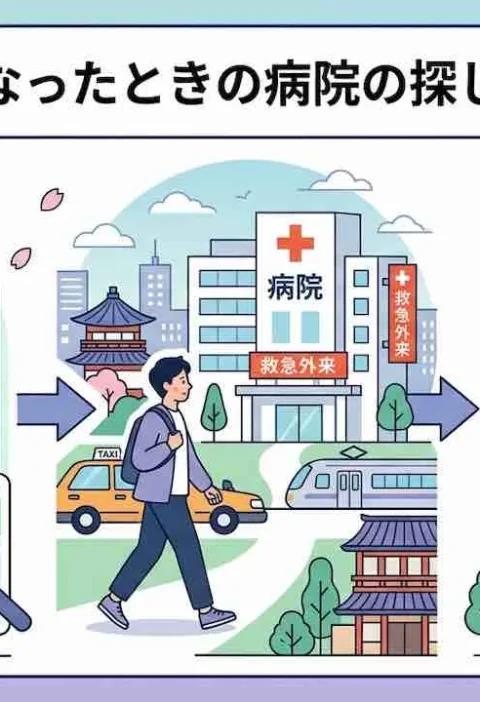 日本で急病になったときの病院の探し方と受診手順