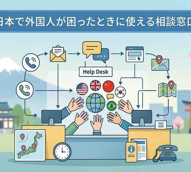 日本で外国人が困ったときに使える相談窓口